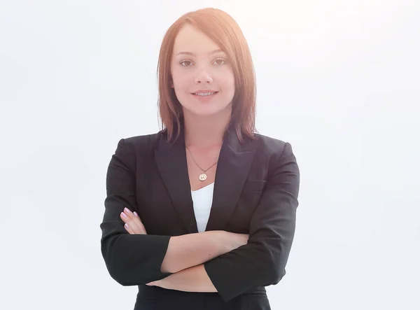 Retrato de uma mulher de negócios moderna confiante . — Fotografia de Stock