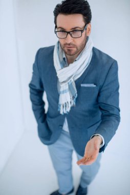 kameraya bakarak en iyi view.responsible iş adamı