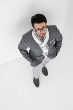 kameraya bakarak en iyi view.modern iş adamı.