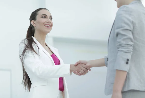 Business concept.handshake of business partners — Stock Photo, Image