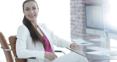 Dikey photos.modern iş kadını