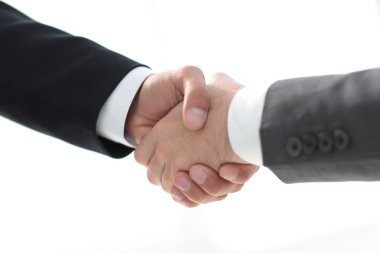 closeup.Handshake iş ortakları