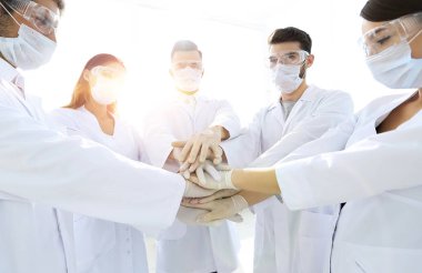 bir grup profesyonel doktor.