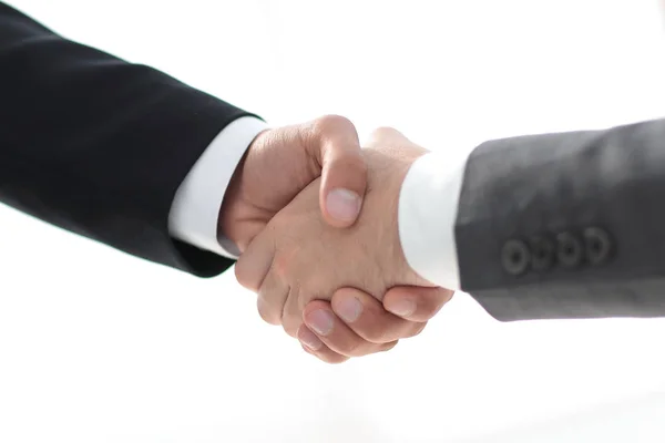 Closeup.Handshake van businesspartners — Stockfoto