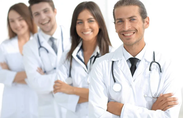 Team of doctors and nurses as colleagues in hospital — Stock Photo, Image