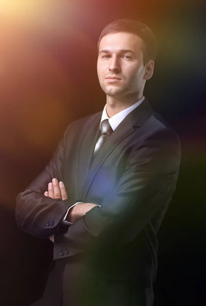 Portrait of a handsome businessman — Stock Photo, Image