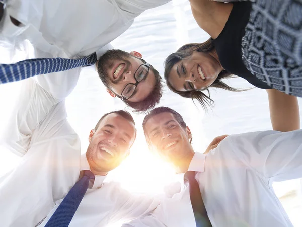 Closeup.bottom view.successful empresários — Fotografia de Stock