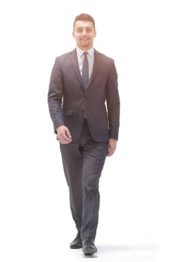 Alt görünümü. Executive işadamı ileri gider