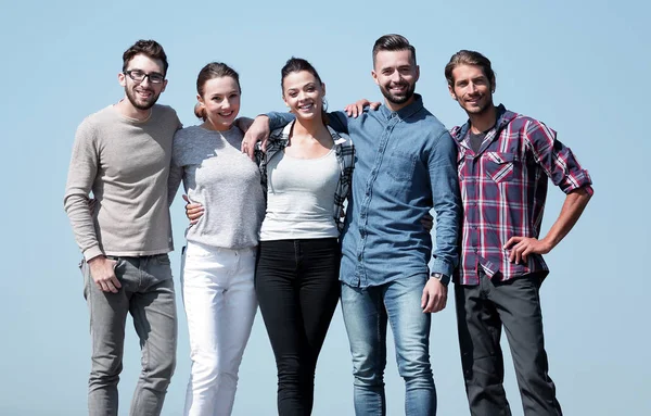 Group portrait of confident young people — Stock Photo, Image