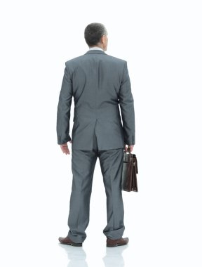 tam growth.rear görünümünde. işadamı devam görünüyor