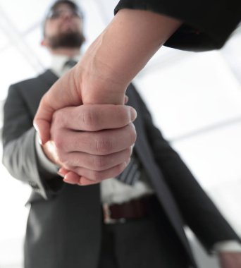 Ortak iş sözleşmesi tebrik etmek için şirket yöneticileri