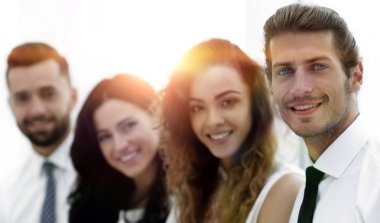 closeup.successful iş takım.