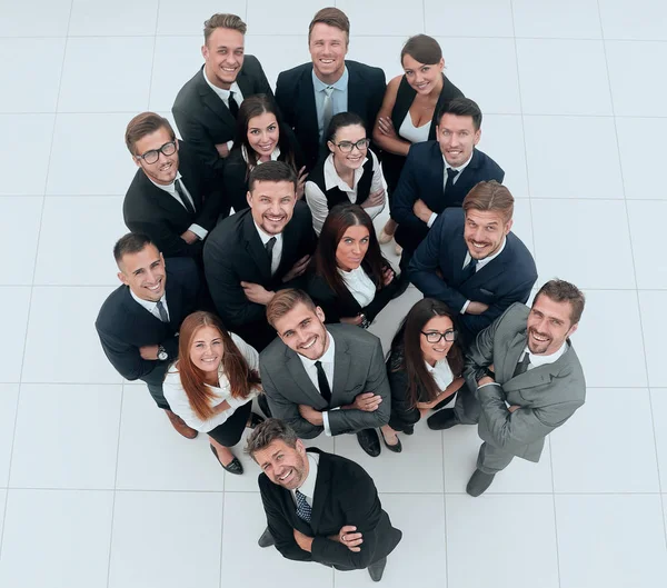Equipe de negócios profissional mostra seu sucesso — Fotografia de Stock