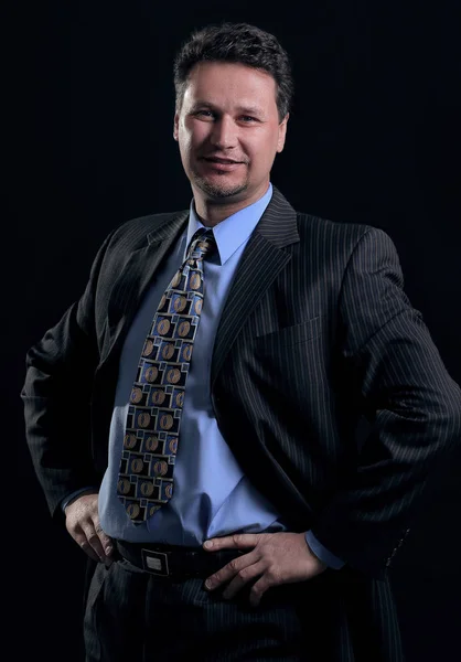 Portrait of serious senior man — Stock Photo, Image