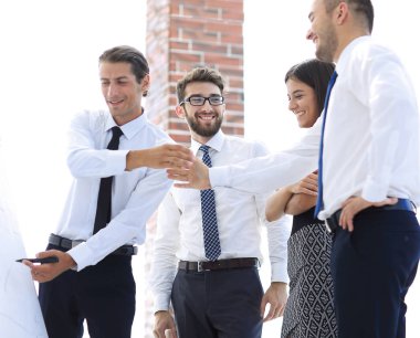 yeni bir proje hazırlanması hazırlanması sırasında iş takım.