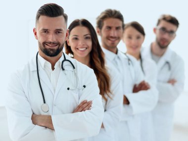 portre .group tıbbi işçilerin