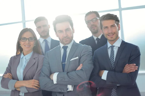 Mixed group of business men and women — Stock Photo, Image
