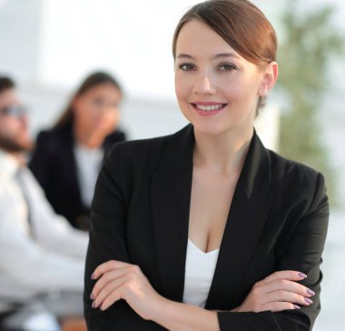 Kendine güvenen modern iş kadını