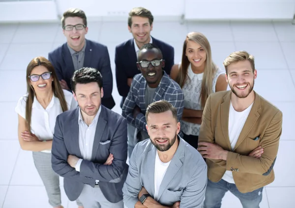 Retro-style. a group of successful business people. — Stock Photo, Image