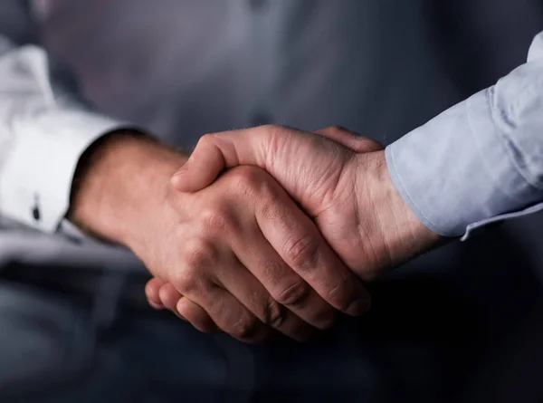 Close Business Handshake Parceiros Negócios Conceito Cooperação — Fotografia de Stock