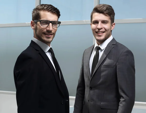 Two businessmen posing — Stock Photo, Image