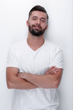 closeup.modern, genç adam rahatlatıcı