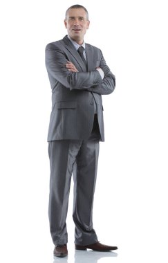 tam büyüme. modern iş adamı portresi.