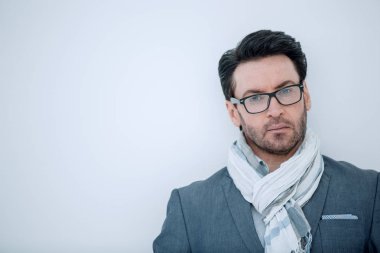 up.Business adam gözlüklü kapatın