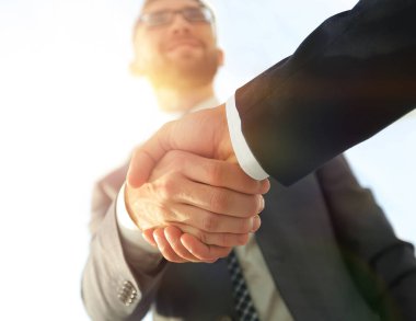 Müvekkille etkili pazarlıklar. İş konsepti fotoğrafı.