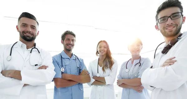 Retrato dos principais membros do centro médico — Fotografia de Stock