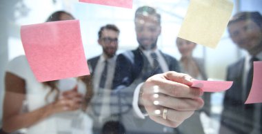 modern bir ofis iş background.business takımı