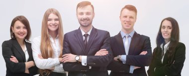 Profesyonel bir ofis çalışanının portresi