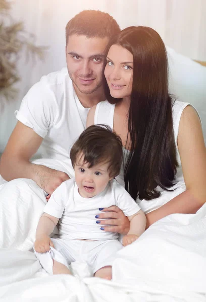 Mladá rodina ze Suchdola nad Odrou — Stock fotografie
