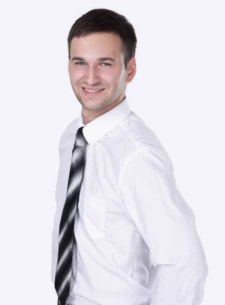 Close-up. face of a successful business man — Stock Photo, Image