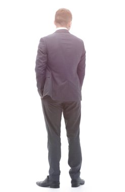 arka view.businessman kopya alanı seyir