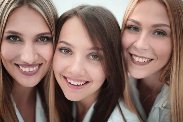 Retrato de close-up de três enfermeiras . — Fotografia de Stock