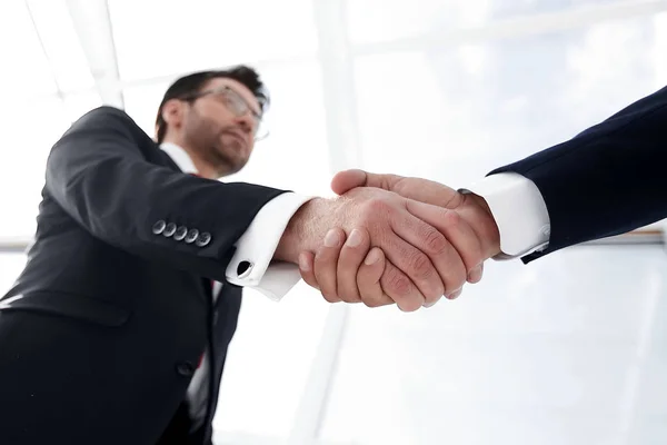 Business background.confident handshake of business people — Stock Photo, Image