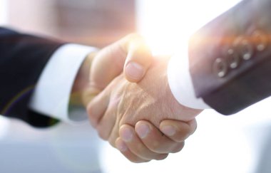 closeup.Handshake iş ortakları