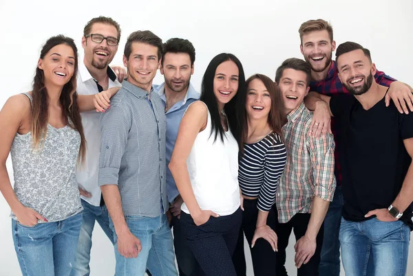 Close up.group of creative employees — Stock Photo, Image