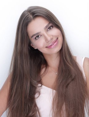 portre. güzel genç kadının yüzü