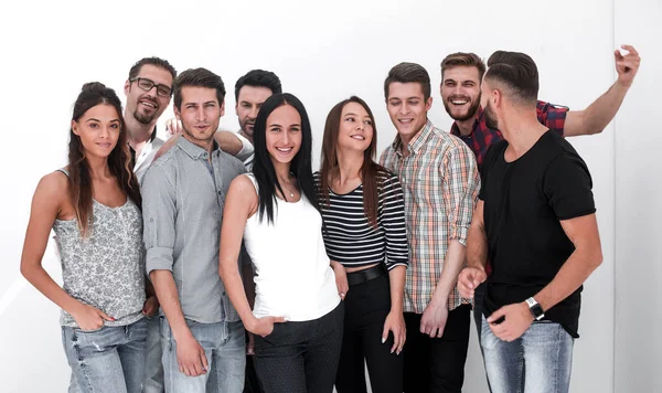 Group of creative company employees standing together. — Stock Photo, Image