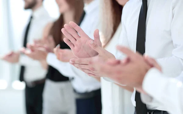 Business background.business colleghi standing ovation — Foto Stock