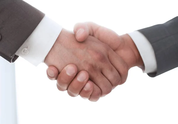 Business handslag, stänga affären — Stockfoto