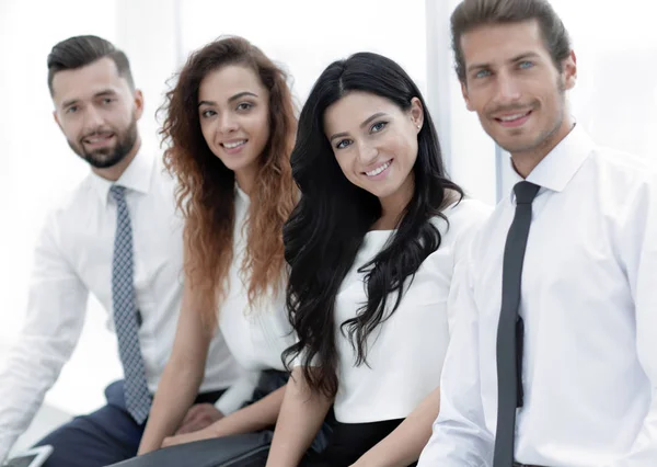 Closeup.successful business team. — Stockfoto