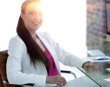 Dikey photos.modern iş kadını