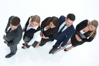 alt view.confident iş takım kameraya arıyor.