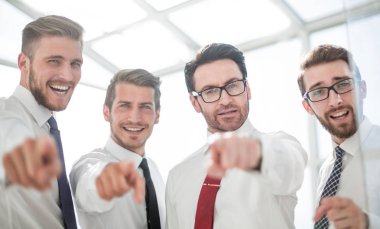 up.confident iş takım için işaret kapatın
