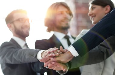 Yaratıcı iş ekibi. Takım çalışması kavramı.