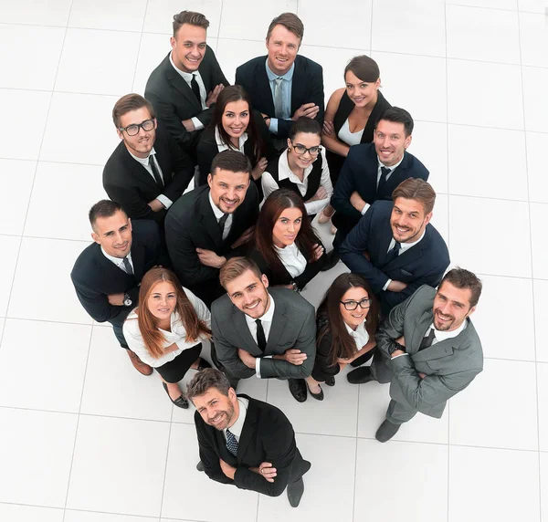 Equipe de negócios profissional mostra seu sucesso — Fotografia de Stock