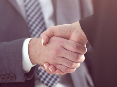 Ortak iş sözleşmesi tebrik etmek için şirket yöneticileri